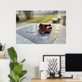 Eine Schachstunde Poster (Heimbüro)