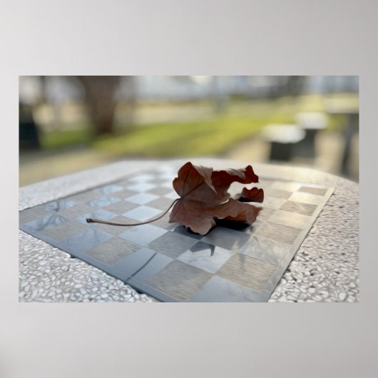 Eine Schachstunde Poster (Vorne)