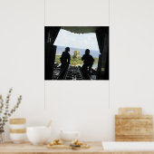 Eine Schachtel humanitärer Güter Poster (Küche)