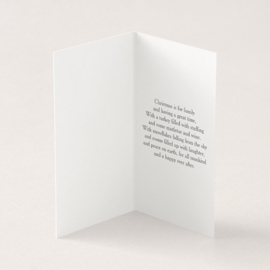 Eine Schachtel mit Weihnachtskarten für das Shabby (Innenseite)