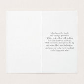 Eine Schachtel mit Weihnachtskarten für das Shabby (Innenseite Aufgefaltet)