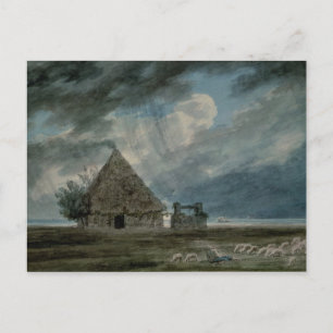 Eine Schäferhütte zwischen Neapel und Portici (w/c Postkarte