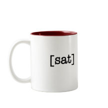 Eine Schale eine Tagessamstag-Kaffee-Tasse