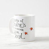 Eine Schale Güte Kaffeetasse (Vorderseite Links)