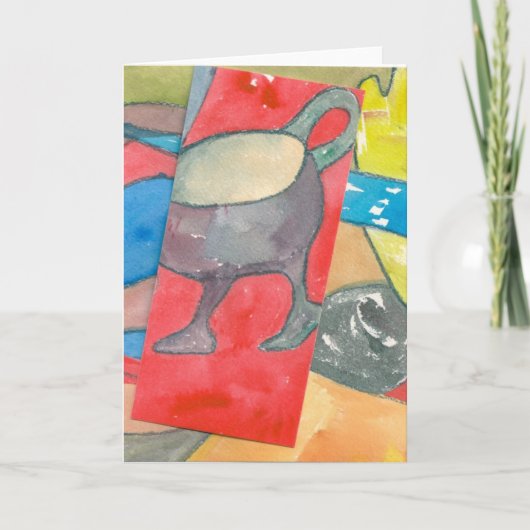 Eine Schale macht einen Spaziergang Karte (Vorderseite)