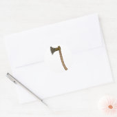 Eine scharfe Axt Runder Aufkleber (Umschlag)