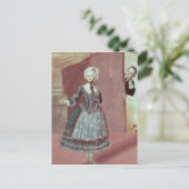 Eine Schauspielerin in der Rolle von Rosine Postkarte (Stehend Vorderseite)