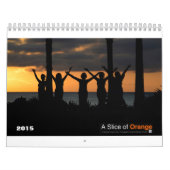 Eine Scheibe des Kalenders der Orangen-2015 Kalender (Titelbild)