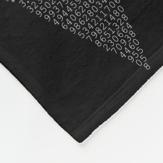 Eine Scheibe Pi-Dreieck Fleecedecke (Ecke)