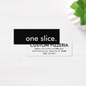 eine Scheibe. Pizza-Gutschein (Schreibtisch)