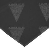 Eine Scheibe von PU-Dreieck Tischdecke (Schrägansicht)