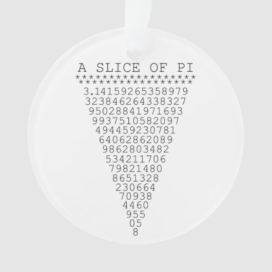 Eine Scheibe von PU-Grafik Ornament (Vorderseite)