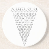 Eine Scheibe von PU-Grafik Sandstein Untersetzer (Vorne)