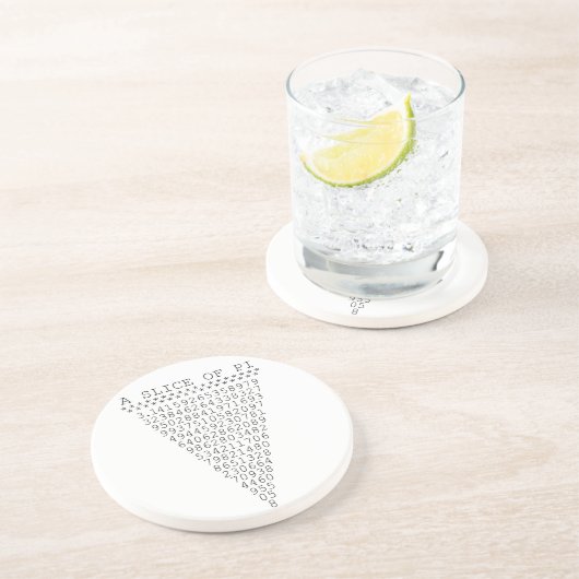 Eine Scheibe von PU-Grafik Sandstein Untersetzer (Seite)