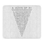 Eine Scheibe von PU-Grafik Schneidebrett (Vorderseite)