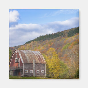 Eine Scheune in Vermonts Green Mountains. Hancock, Magnet
