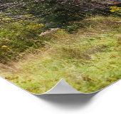 Eine Scheune in Vermonts grünen Bergen. Hancock, 2 Poster (Ecke)