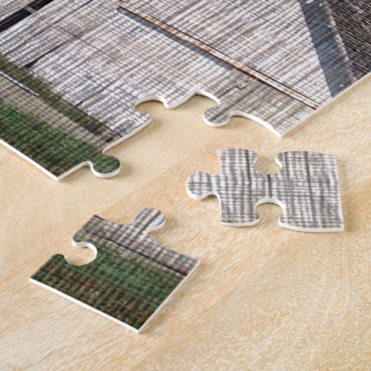 Eine Scheune mit einer Steppdecke Puzzle (Seite)