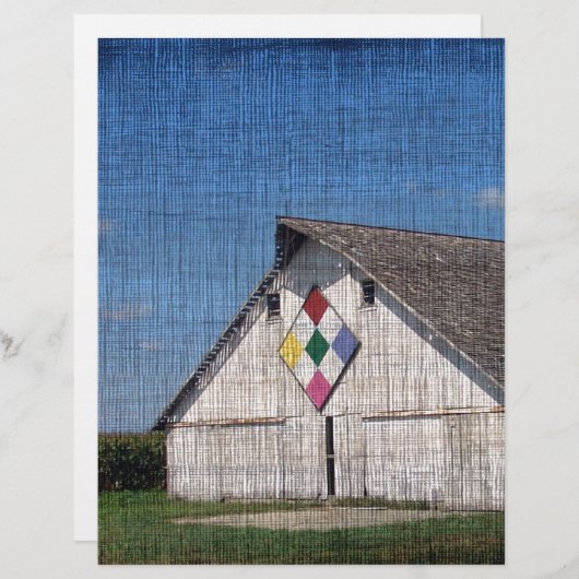 Eine Scheune mit einer Steppe (Vorne/Hinten)