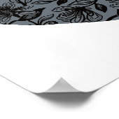 Eine schicke, windy Day-Mode-Illustration Poster (Ecke)