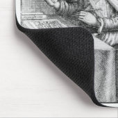 Eine Schilderung von Titus Oates Mousepad (Ecke)