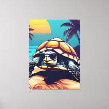 Eine Schildkröte mit Sonnenbrille