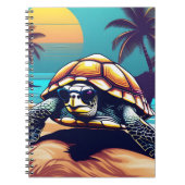 Eine Schildkröte mit Sonnenbrille Notizblock (Vorderseite)