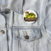 Eine Schildkröte über einem Klotz Button (Beispiel)