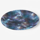 Eine schimmernde Galaxie-Serie Design 3 Pappteller (Schrägansicht)