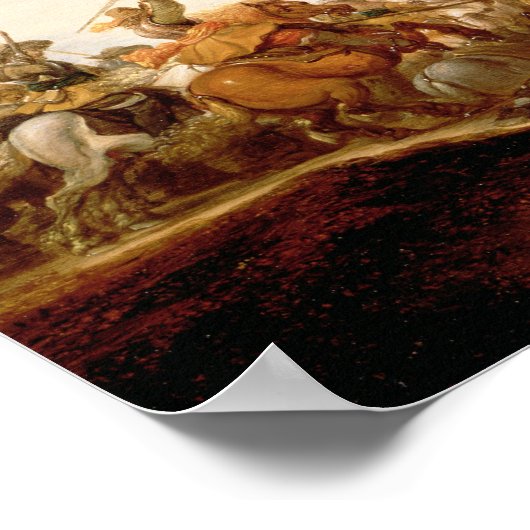 Eine Schlacht von 1653 Poster (Ecke)