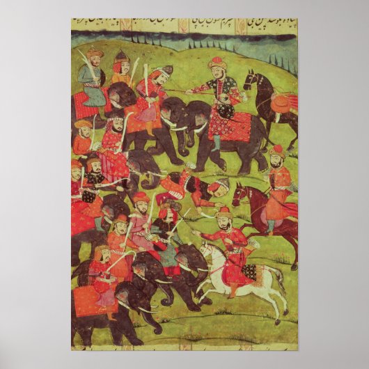Eine Schlachtszene Poster (Vorne)