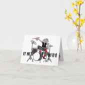 Eine Schlagzeuger-Anmerkungs-Karte Karte (Gelbe Blume)