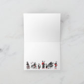 Eine Schlagzeuger-Anmerkungs-Karte Karte (Innenseite)