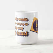 Eine schlanke Turntable und eine sich drehende Vin Kaffeetasse (Mittel)