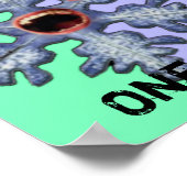 Eine schlechte Schneeflocke! Poster (Ecke)