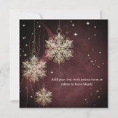 Eine schlichte, elegante Weihnachtsfeier (Rückseite)