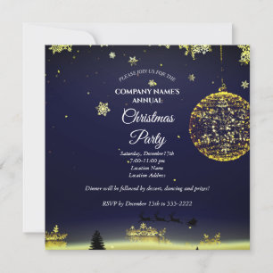 Eine schlichte, elegante Weihnachtszeit-Party Einl