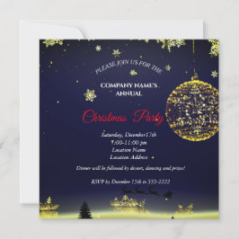 Eine schlichte, elegante Weihnachtszeit-Party Einl