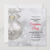 Eine schlichte, elegante Weihnachtszeit-Party Einl (Vorderseite)