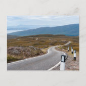 Eine schmale Single-Straße - Schottland Postkarte (Vorderseite)