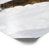 Eine schneebedeckte Szene am Kleinen Lyford Pond d Fotodruck (Ecke)