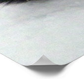 Eine Schneeflocke fangen Poster (Ecke)