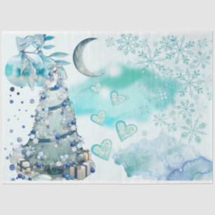 Eine Schneegnom-Serie Design 2 Seidenpapier