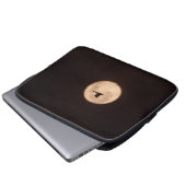 Eine Schneegose gegen Vollmond | Neu Mexiko Laptopschutzhülle (Vorne Knopf)