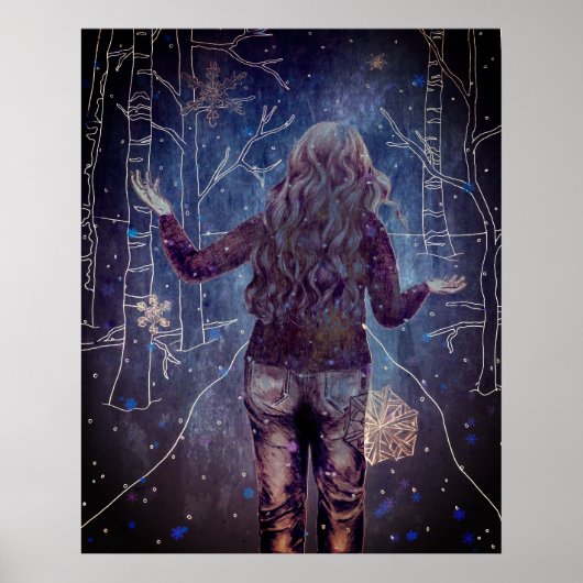 Eine schneesichere Nacht Poster (Vorne)