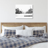 Eine schneesichere Szene Leinwanddruck (Insitu (Schlafzimmer))