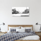 Eine schneesichere Szene Leinwanddruck (Insitu (Schlafzimmer))