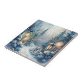 Eine schneesichere Winterlandschaft Fliese (Seite)