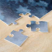 Eine schneesichere Winterlandschaft Puzzle (Seite)