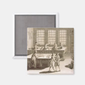 Eine Schneiderwerkstatt aus der "Encyclopedie des Magnet (Vorderseite/Rückseite)